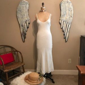 Free People Ivory Bodycon Maxi Dress